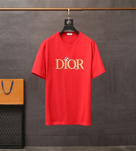 red dior t shirt|Dior t shirts for men.